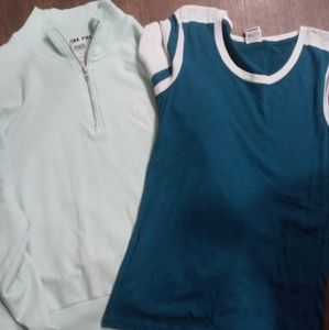 Pink vs sweater & shirt